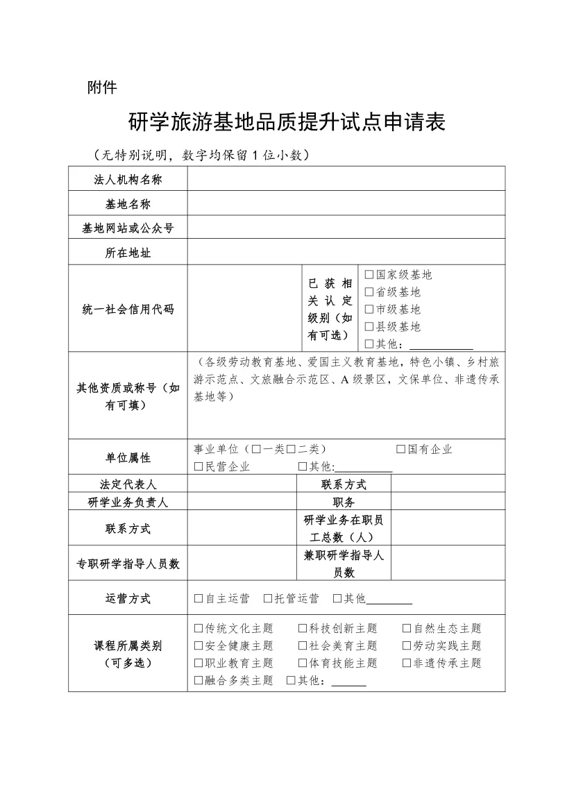 重磅！文旅部组织开展研学旅游基地品质提升试点工作【附详细材料】
